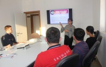 A lecture was given called “Improving Socio-Economis Support Systems Of Women Victims Of Violence